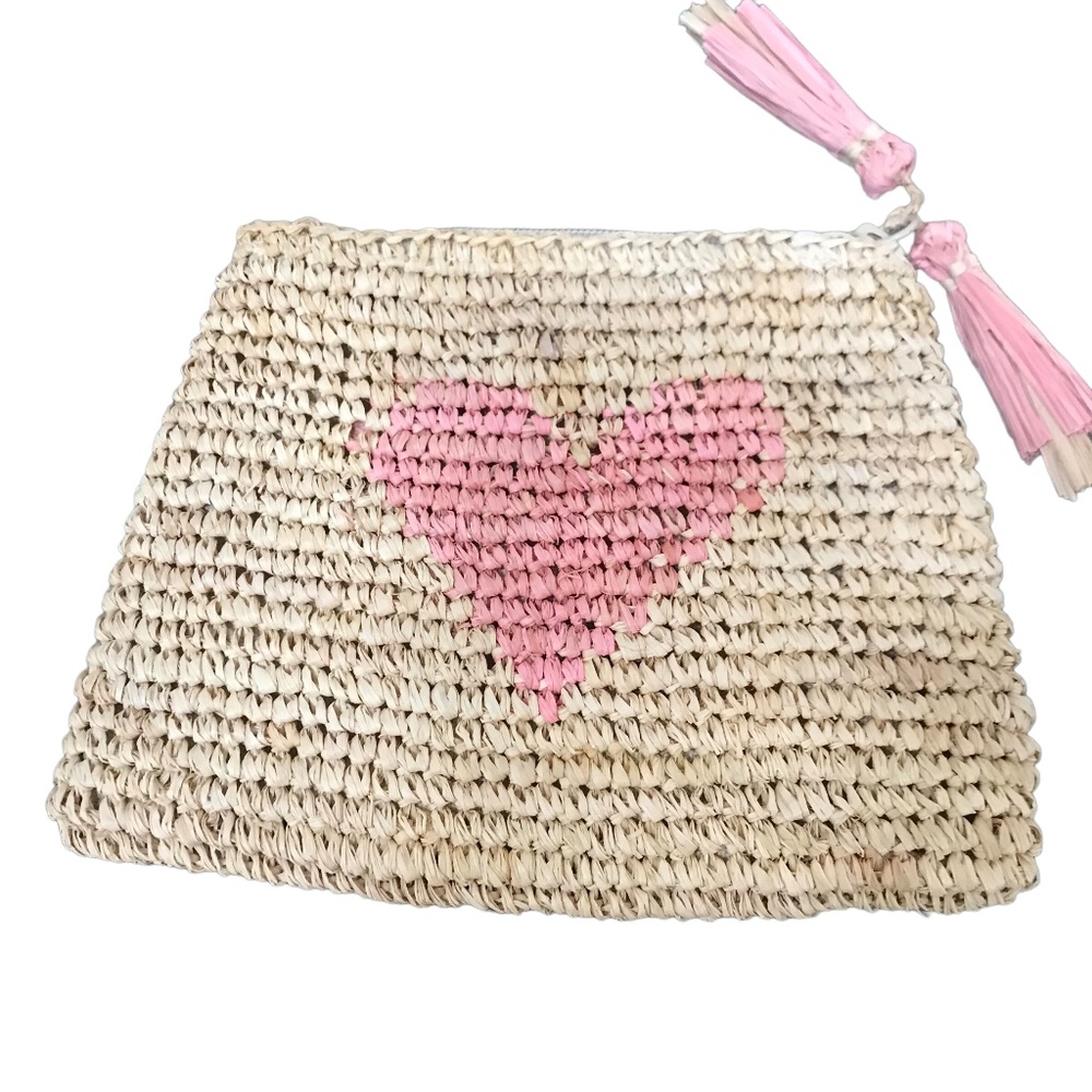 Aerin Raffia Bag , Brand New, Bar Code Is On Packaging Gem
